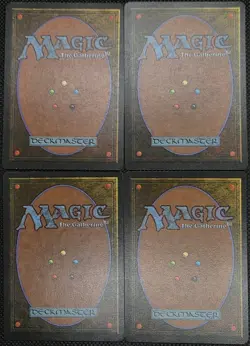 4x Green Ward MTG Core Set 4th Edition Uncommon Regular - Image 2