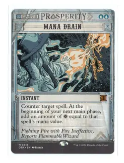 MTG - Mana Drain - Normal - OTJ: Breaking News - Near Mint - Image 1