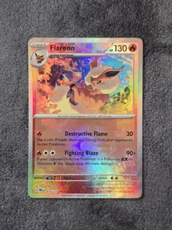 Flareon (Master Ball Pattern) 013/131 SV: Prismatic Evolutions Pokemon TCG NM - Image 1