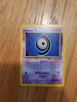 2001 Pokemon Unown D Neo Discovery Set Unlimited 56/111 WOTC - Image 1