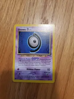 2001 Pokemon Unown D Neo Discovery Set Unlimited 56/111 WOTC - Image 2