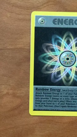 Rainbow Energy 80/82 Team Rocket Regular NM Pokemon TCG Vintage - Image 3