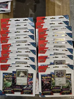 16 x Pokemon TCG Twilight Masquerade 3 Pack Triple Booster Blister - Sealed - Image 1