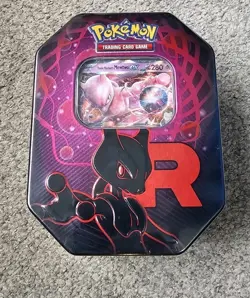 Pokemon TCG: Team Rocket Tin Mewtwo Brand New & Sealed - Image 1