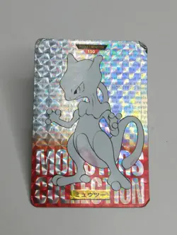 VTG Holo Bandai Mewtwo 150 Prism Japanese Carddass Pokemon Card - Image 1