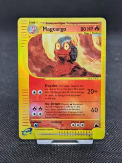 Skyridge Magcargo Reverse Holo 17/144 Pokemon Card WOTC Played - Image 1
