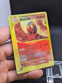 Skyridge Magcargo Reverse Holo 17/144 Pokemon Card WOTC Played - Image 3