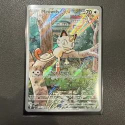 Meowth 106/094 Me02 Phantasmal Flames - Holo Rare Pokemon Card - Mint - TCG - Image 1
