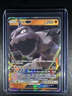 Onix GX 36/68 Hidden Fates Pokemon 2019 TCG Holo Card ( Pack Fresh ) - Image 1