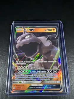 Onix GX 36/68 Hidden Fates Pokemon 2019 TCG Holo Card ( Pack Fresh ) - Image 2