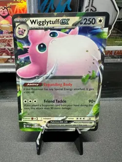 Wigglytuff EX 040/165 Full Art NM/M Pokemon 151 Card l NEAR MINT l - Image 1