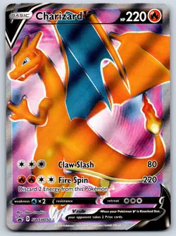 Charizard V Champion's Path SWSH050 Elite Trainer Box Promo ETB Pokemon Card NM - Image 1