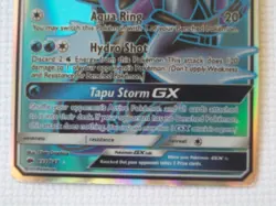 Pokemon Card Tapu Fini GX 133/147 Burning Shadows Full Art Holo. 2017 - Image 3