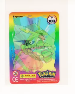 Pokemon Advanced Rayquaza #103 Panini Card Italy Lenticular (G4) - Image 2