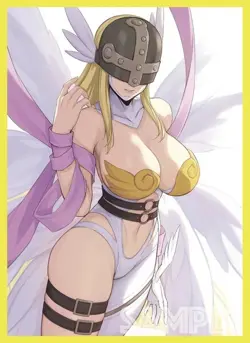 Digimon Angewomon doujin Card Sleeve Protector - Image 1