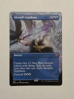 Alrund's Epiphany - Showcase - Kaldheim - Near Mint - MTG - Image 1