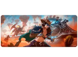 MAGIC THE GATHERING OUTLAWS OF THUNDER JUNCTION 6FT TABLE PLAYMAT MTG - Image 1