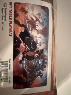 MAGIC THE GATHERING OUTLAWS OF THUNDER JUNCTION 6FT TABLE PLAYMAT MTG - Image 5
