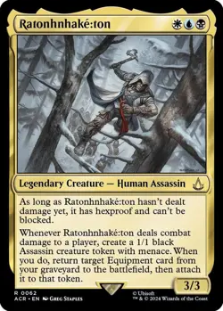 NM Ratonhnhake:ton, MTG, Assassin's Creed, Magic the Gathering, 62 - Image 1