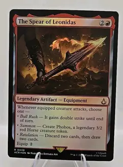 The Spear of Leonidas MTG Universes Beyond: Assassin's Creed Foil - Image 1