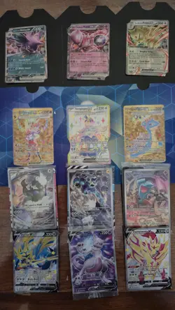 Pokemon TCG Lot Promo Cards - 4 ETB, Terapagos UPC, Premium Figures, Tins - - Image 4