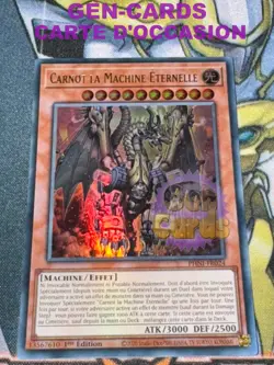 CARTE Yu Gi Oh CARNOT LA MACHINE ETERNELLE PHNI-FR024 1ere edition - Image 1