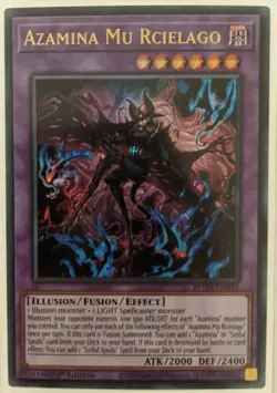 YuGiOh Azamina Mu Rcielago Ultra Rare 1st Edition ROTA-EN031 - Image 1