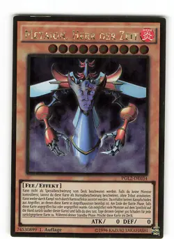 Yugioh METAION, HERR DER ZEIT , pgl2-de034 Gold Rare deutsch Excellent - Image 1