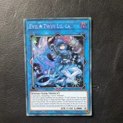 YUGIOH Secret Rare Evil Twin Lil-La BLCR-EN097 1st Edition - Image 1