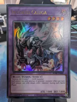YuGiOh! Invoked Caliga BLAR-EN080 Ulltra Rare 1st Ed - Image 1