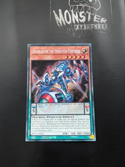 YUGIOH DISABLASTER THE NEGATION FORTRESS PRISMATIC SECRET RARE MP25-EN084 1ST ED - Image 1