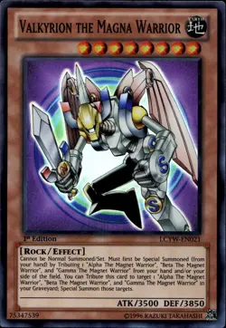 Valkyrion the Magna Warrior 1st Ed Super Rare NA LCYW-EN021 Yu-Gi-Oh! - Image 1