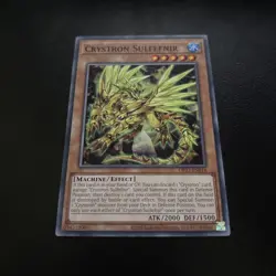 crystron sulfefnir OP27-EN016 Super Rare Yugioh Card 1st Edition Mint - Image 1