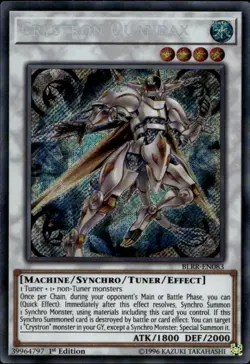 Crystron Quandax 1st Ed Secret Rare BLRR-EN083 Yu-Gi-Oh! - Image 1