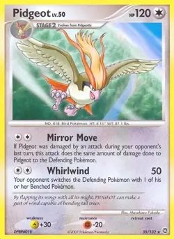 Pidgeot 35/132 Secret Wonders Pokemon Card LP - Image 1
