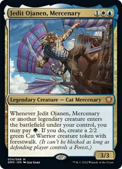 Jedit Ojanen, Mercenary (Foil) (DMC) Dominaria United Commander - MTG - NM - Image 1