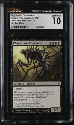 PHYREXIAN OBLITERATOR New Phyrexia Mythic CGC 10 MTG [Nostalgium] - Image 1