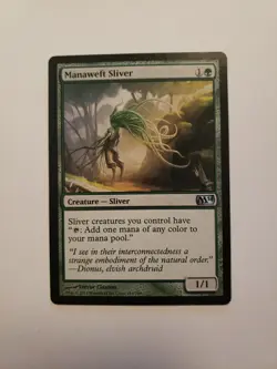 Manaweft Sliver M14 Magic the Gathering Uncommon Card - Image 1