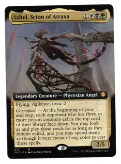 Magic the Gathering MTG Ixhel, Scion of Atraxa Extended Art #037 ONC Mythic! NM - Image 1