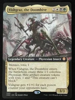 1x MTG Vishgraz, the Doomhive (Extended Art) - (ONC) #40 - Magic the Gathering - Image 1