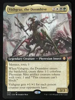 1x MTG Vishgraz, the Doomhive (Extended Art) - (ONC) #40 - Magic the Gathering - Image 3