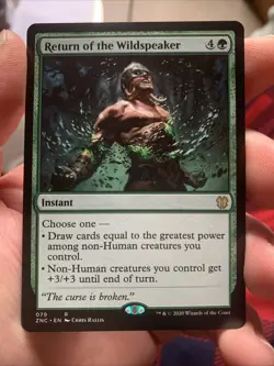 Return of the Wildspeaker (ZNC) Near Mint - Image 1