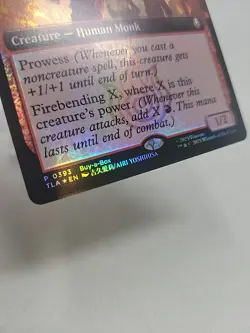 MTG Magic Firebending Student 0393 Buy-A-Box Foil Promo Avatar TLA English - Image 2