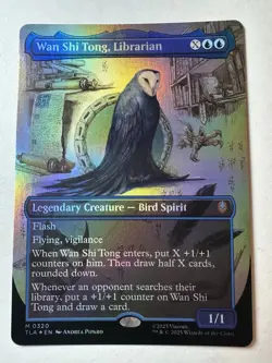 Magic: The Gathering Wan Shi Tong, Librarian (Borderless) - ATLA Foil - Image 1