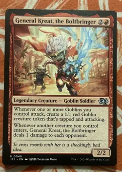 MTG General Kreat, the Boltbringer, Legendary Creature, U 48- J25 - Image 1