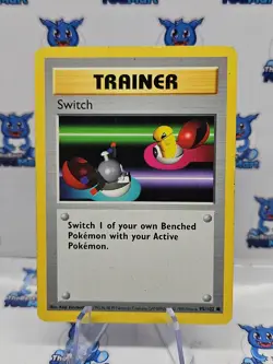 Switch 95/102 Shadowless Base Set Pokemon - MP - Image 1