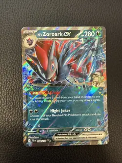 Pokemon TCG N's Zoroark ex - 098/159 - SV09: Journey Together - Double Rare - NM - Image 1