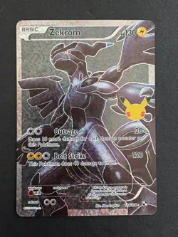 Zekrom 114/114 Celebrations Classic Collection Holo Pokemon Card NM - Image 1