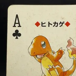 Charmander 1 Clover Pokemon Red Porker Playing Cards Charizard Deck Japan 1996 - Image 3