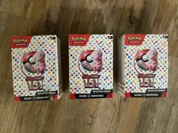 3 (three) Pokemon TCG Scarlet & Violet 151 Booster Bundles Sealed New (18 packs) - Image 2